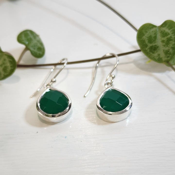 Green Onyx - Earrings