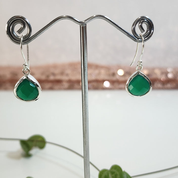Green Onyx - Earrings