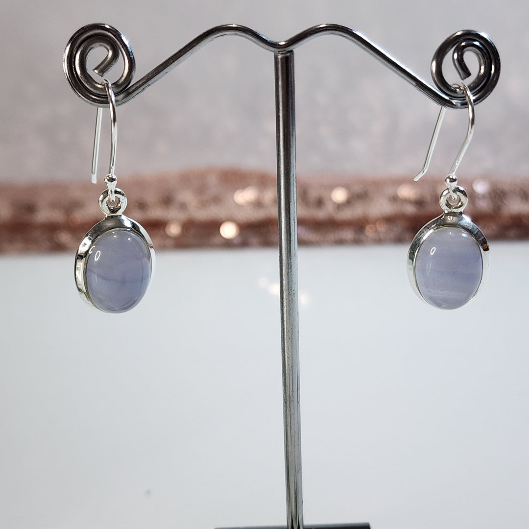 Blue Lace Agate - Earrings
