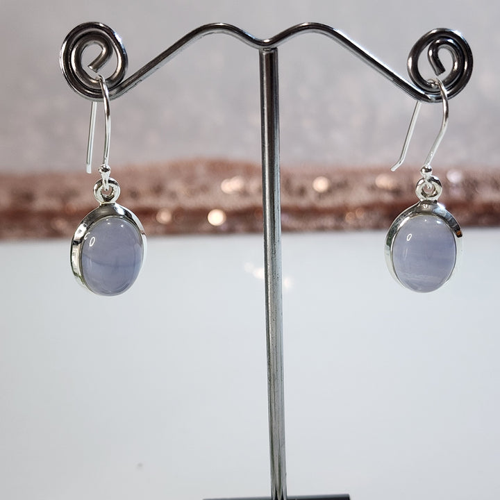Blue Lace Agate - Earrings