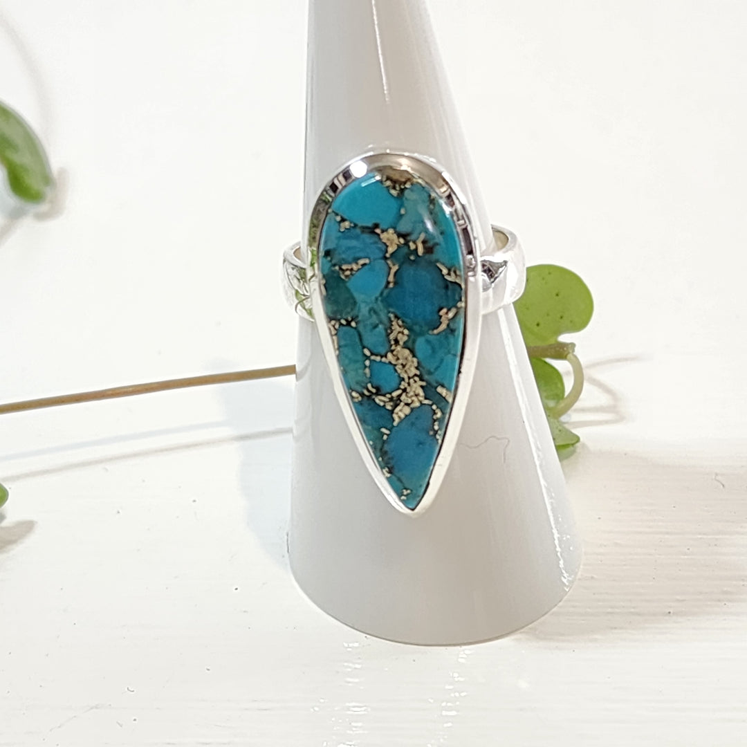Blue Copper Turquoise - Ring