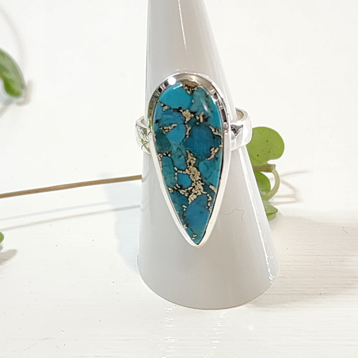 Blue Copper Turquoise - Ring