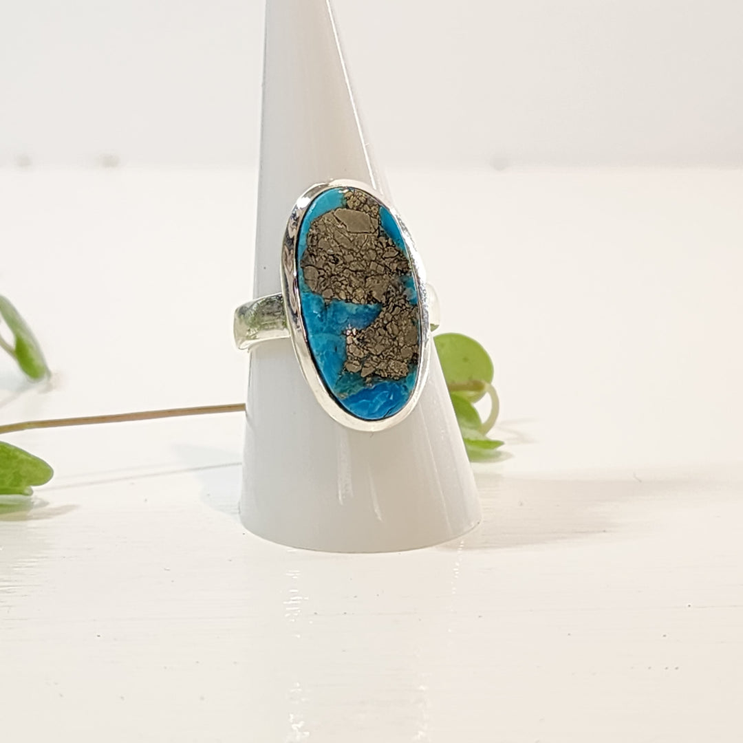 Blue Copper Turquoise - Ring