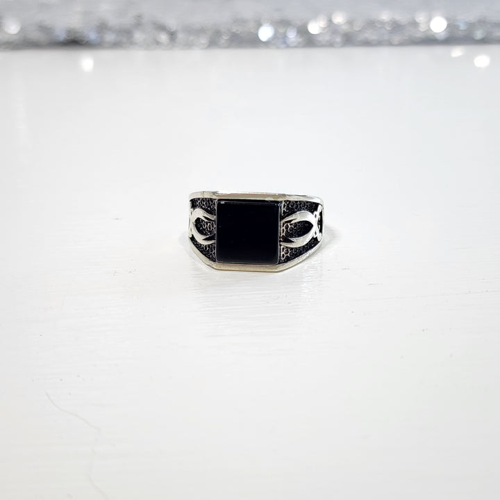 Black Onyx - Ring Men's