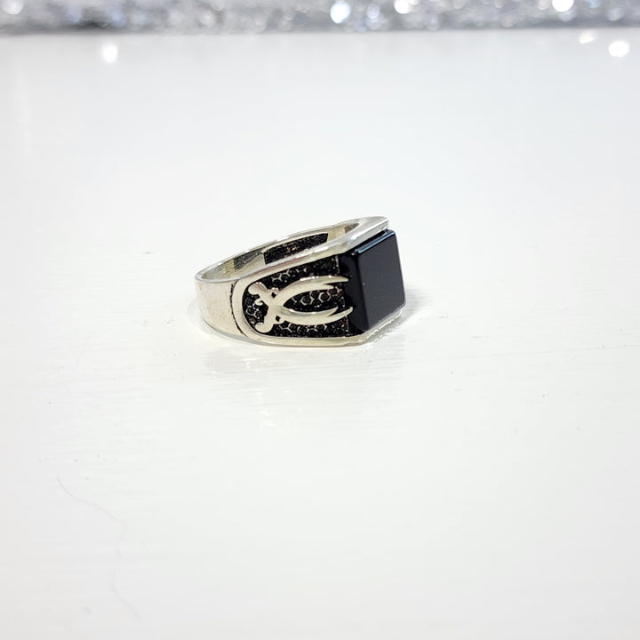 Black Onyx - Ring Men's