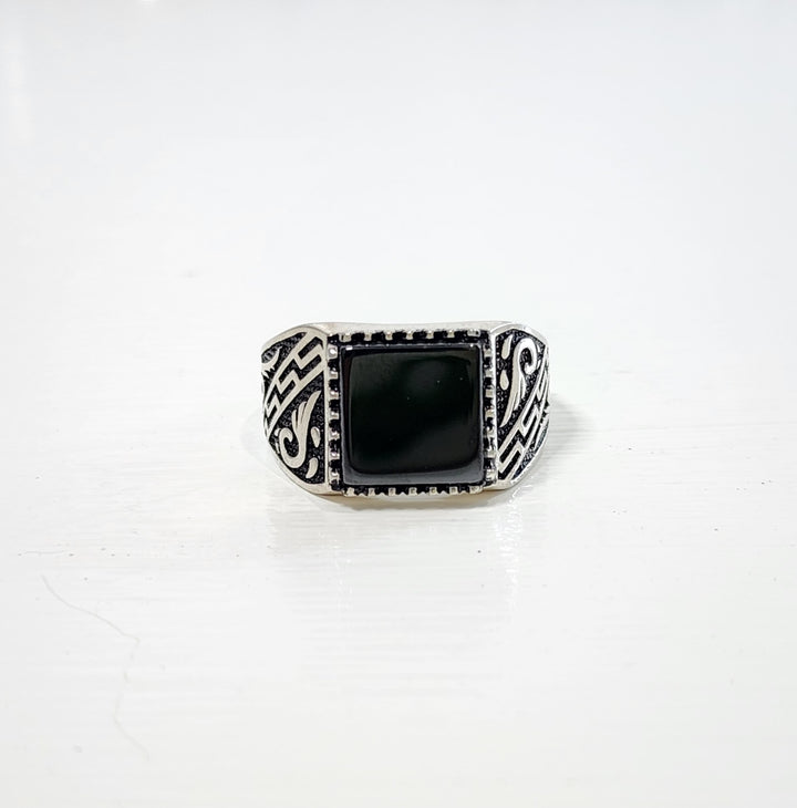 Onyx Black -  Ring Mens