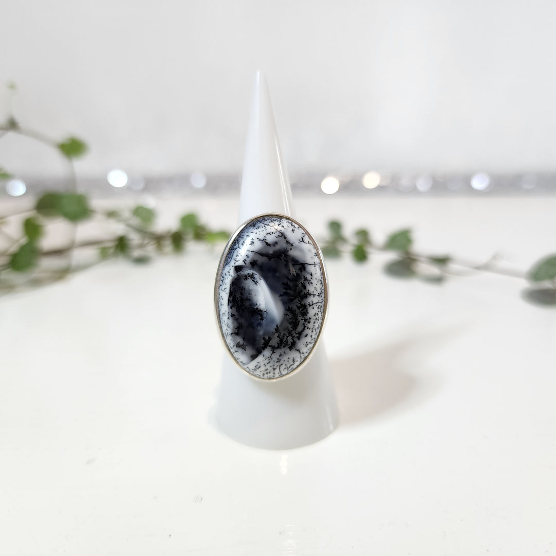 Dendritic Opal Ring