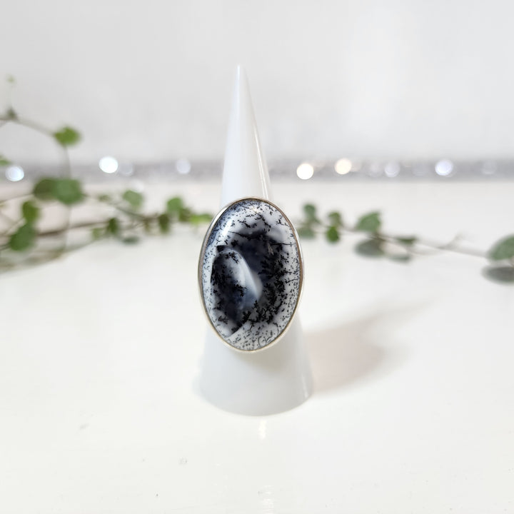 Dendritic Opal Ring