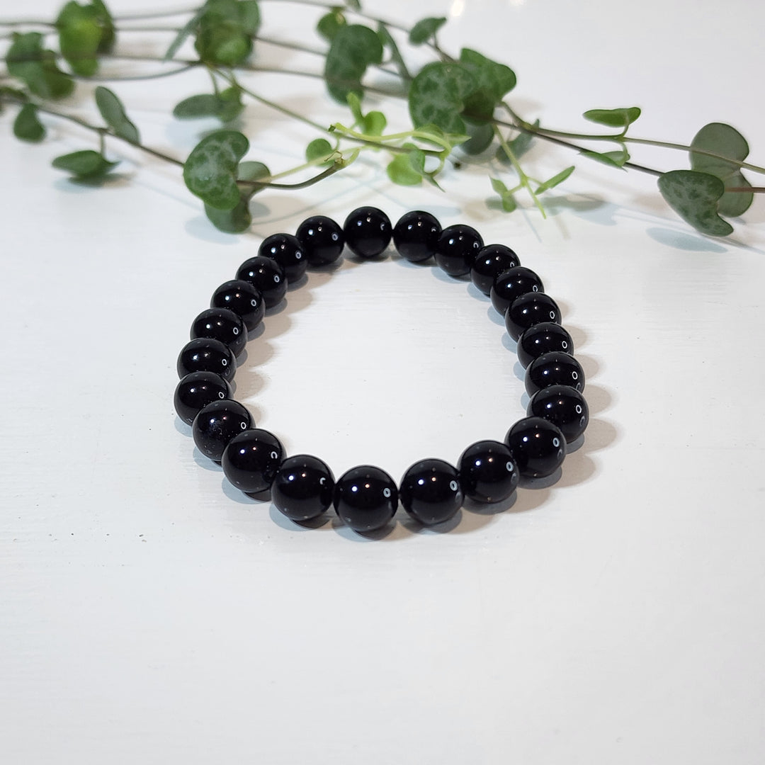 Black Agate - Men's Bracelet