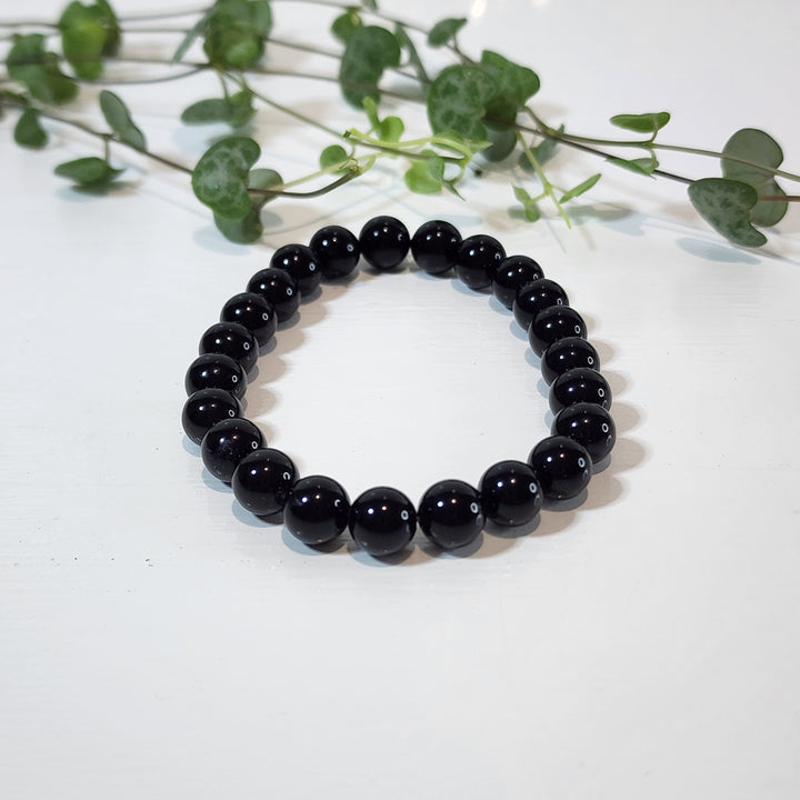 Black Agate - Men's Bracelet
