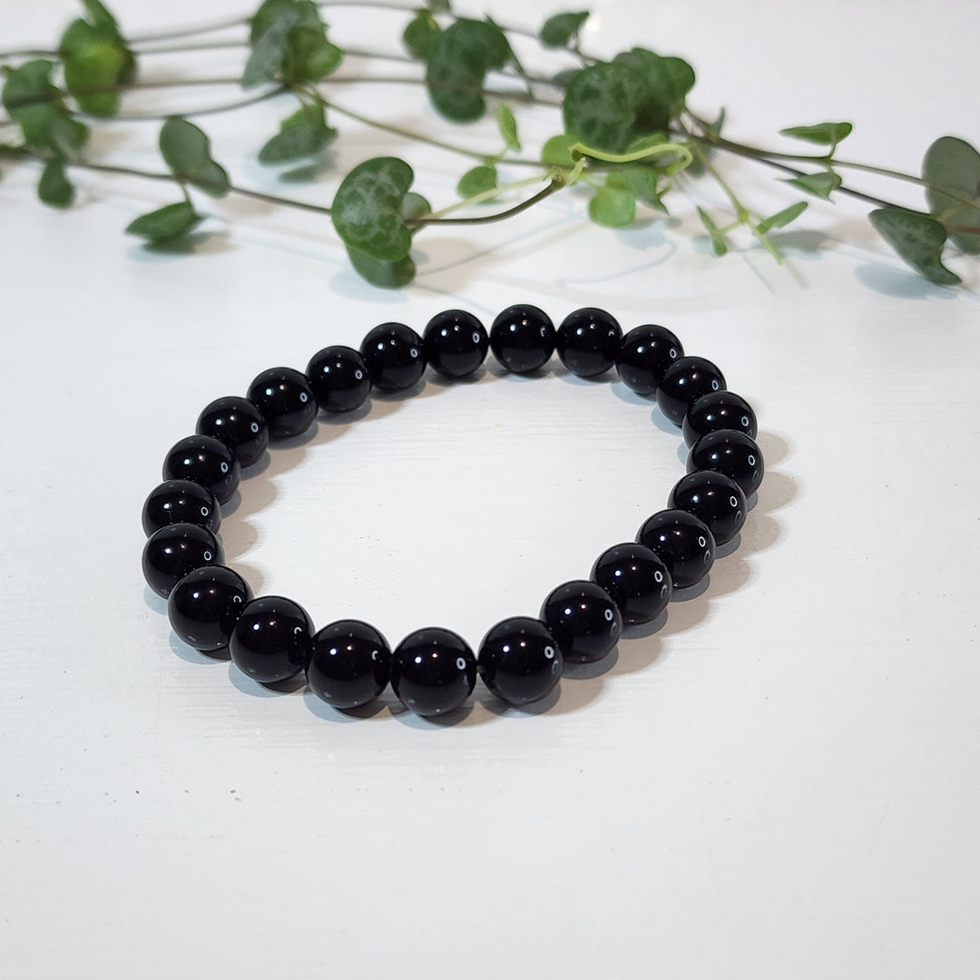 Black Agate - Men's Bracelet