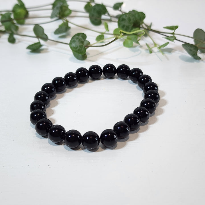 Black Agate - Men's Bracelet