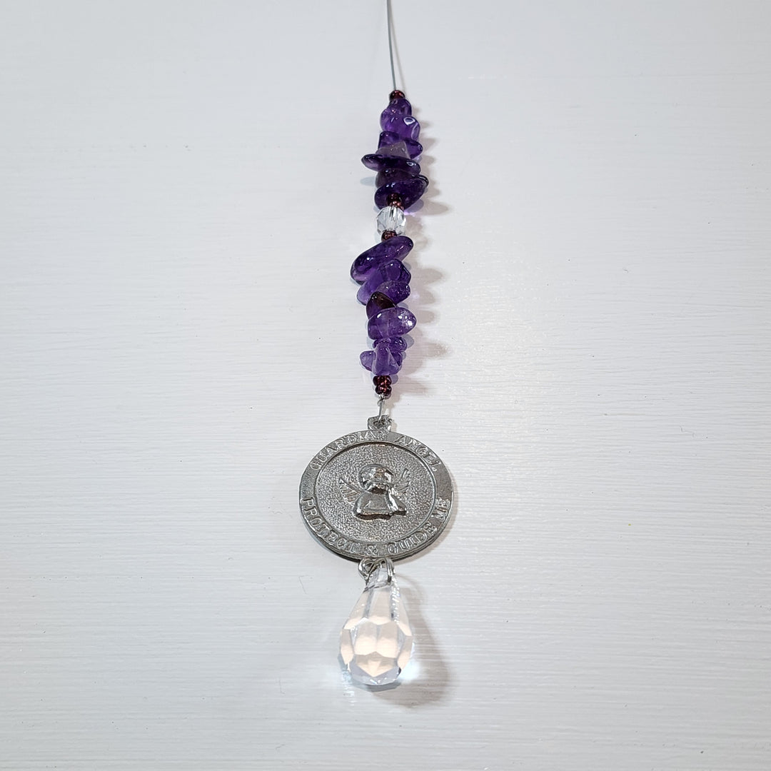 Sun Catchers - Amethyst Guardian Angel