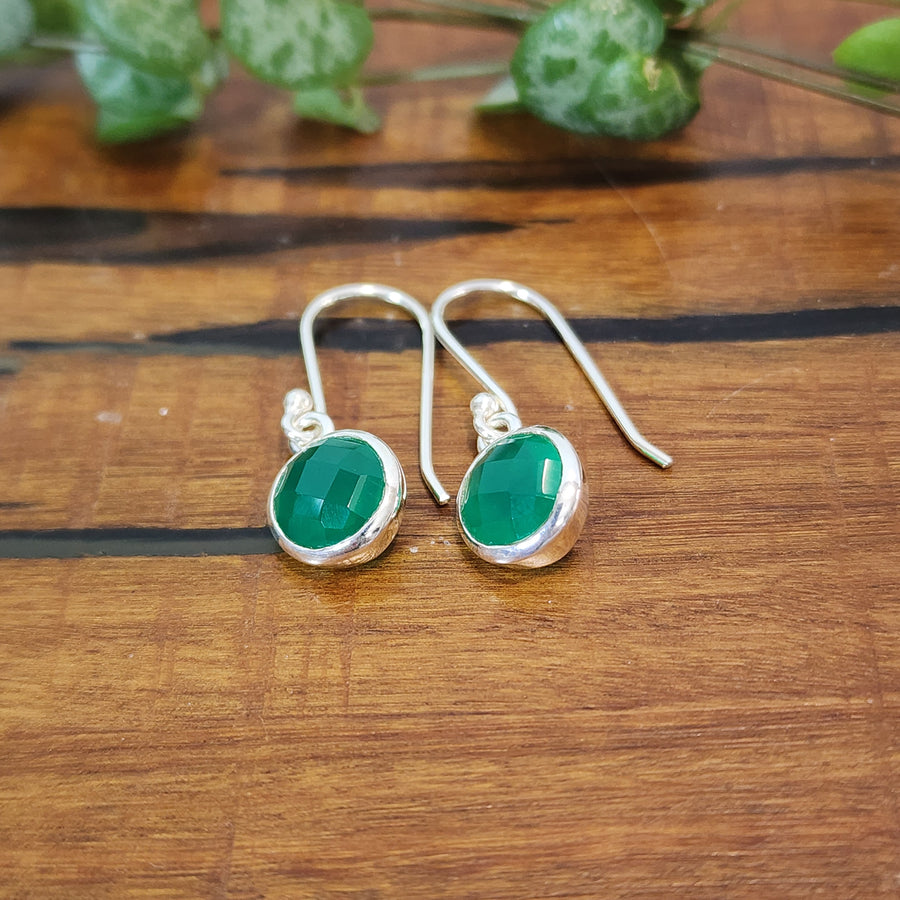 Green Onyx - Earrings - Mel'z Place