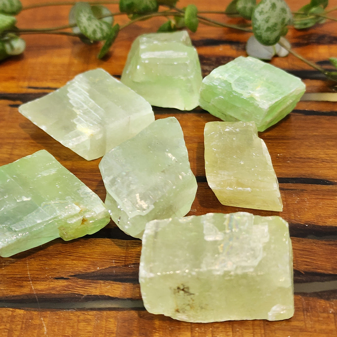 Green Calcite - Raw