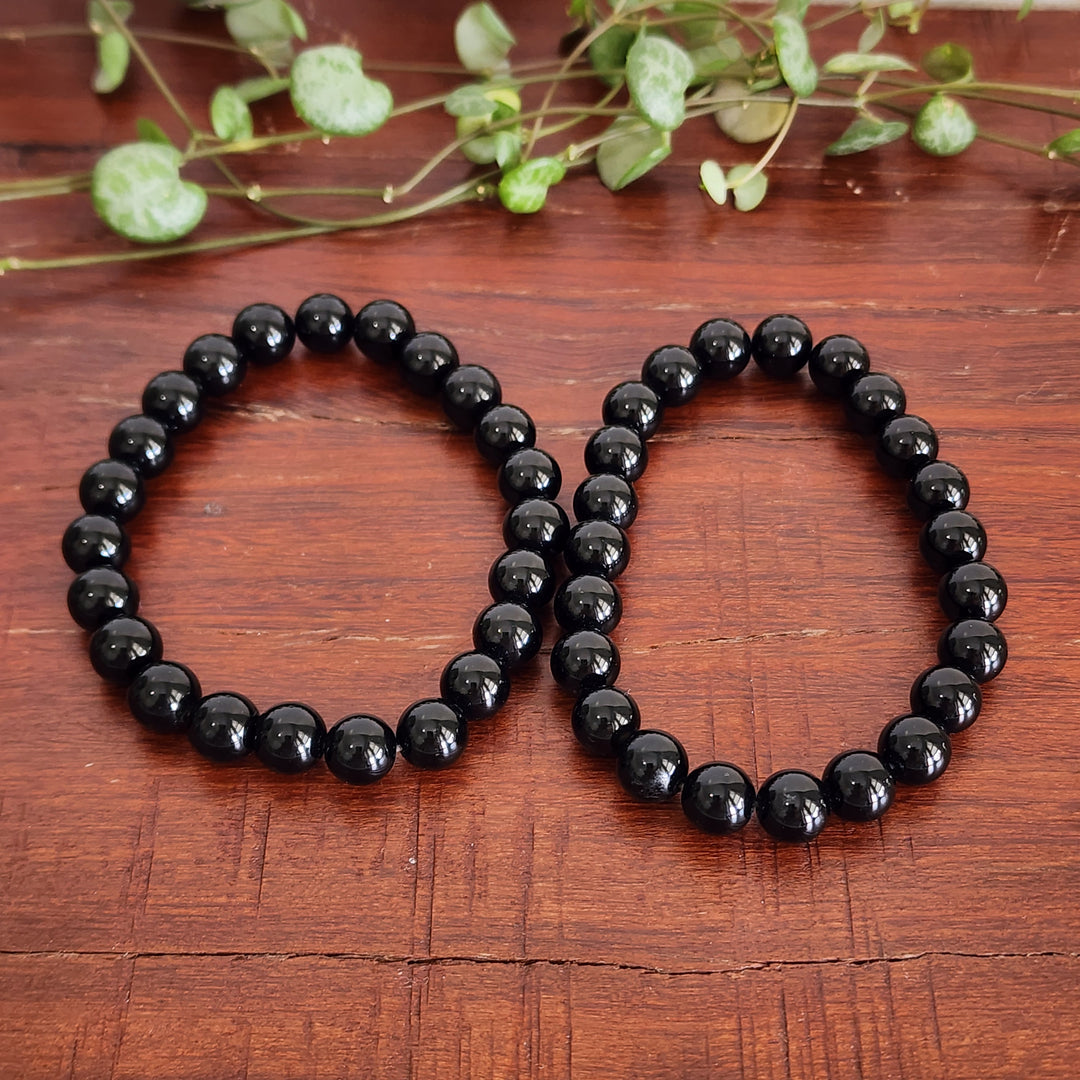 Black Agate - Men's Bracelet