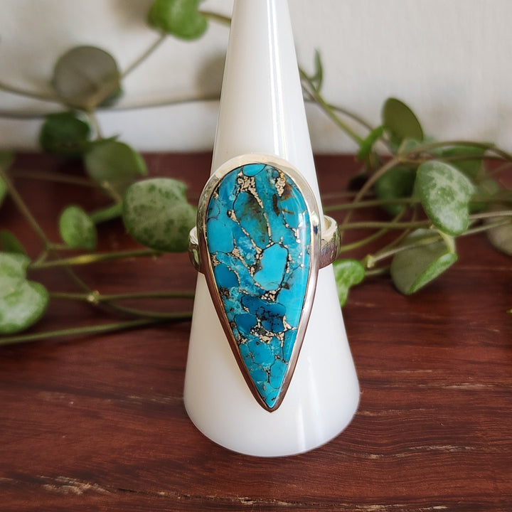 Blue Copper Turquoise - Ring