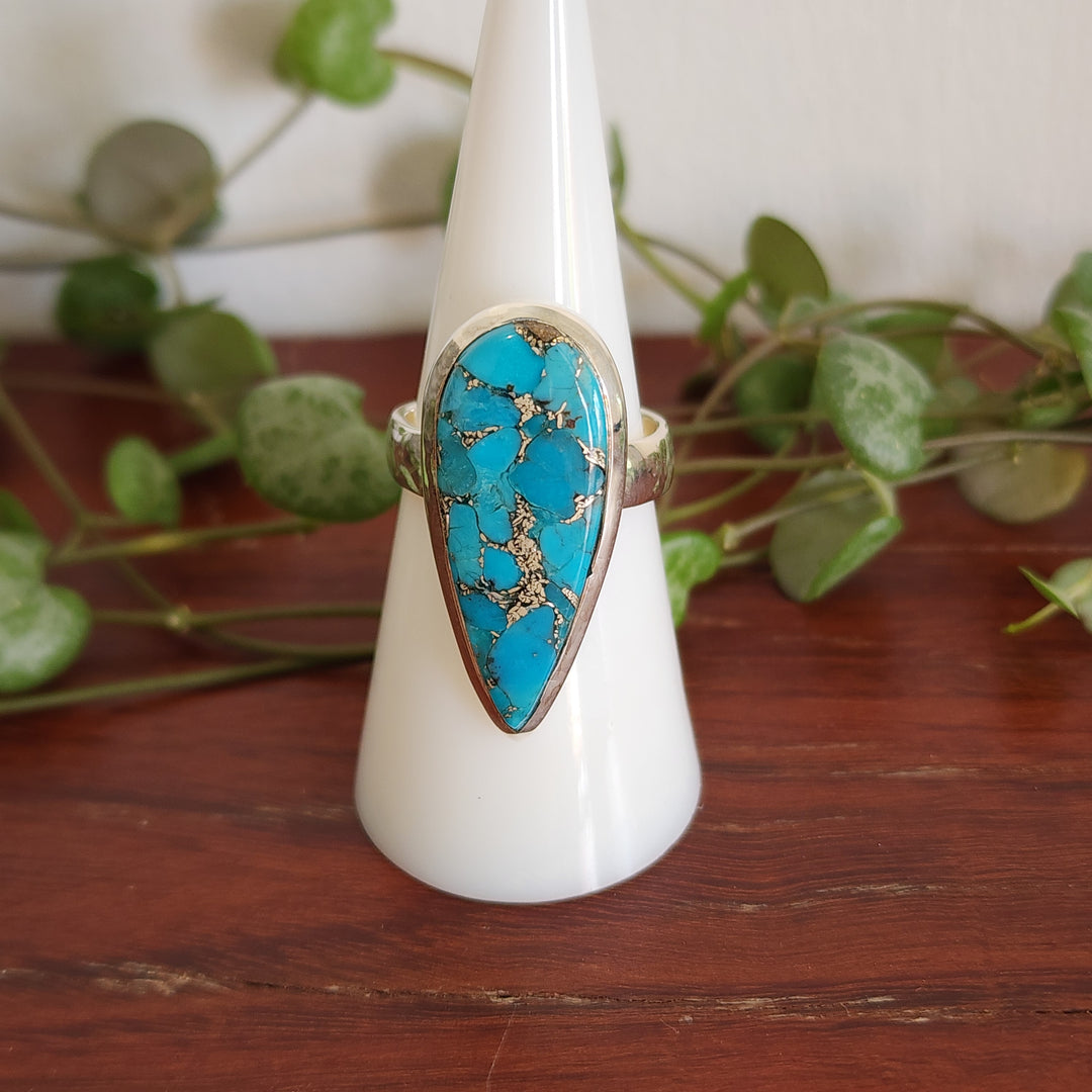 Blue Copper Turquoise - Ring