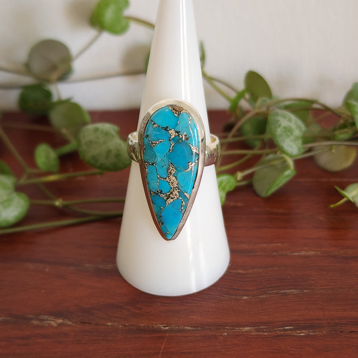 Blue Copper Turquoise - Ring