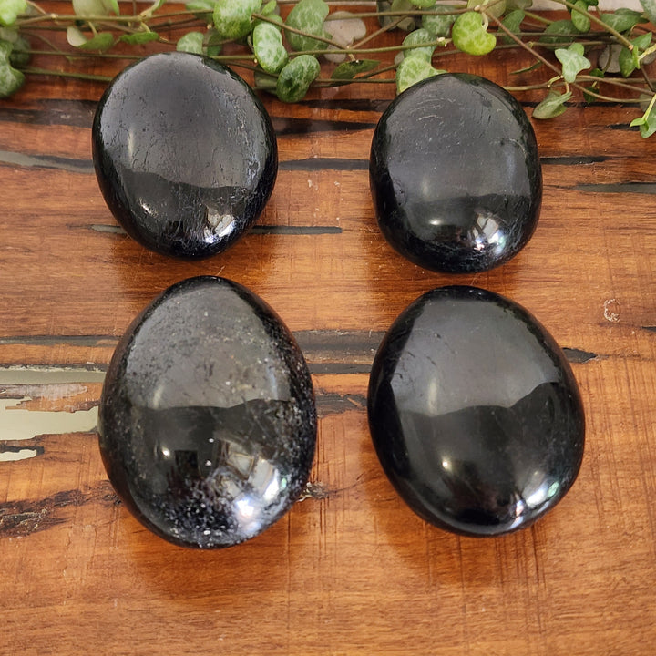 Black Tourmaline - Palm stones