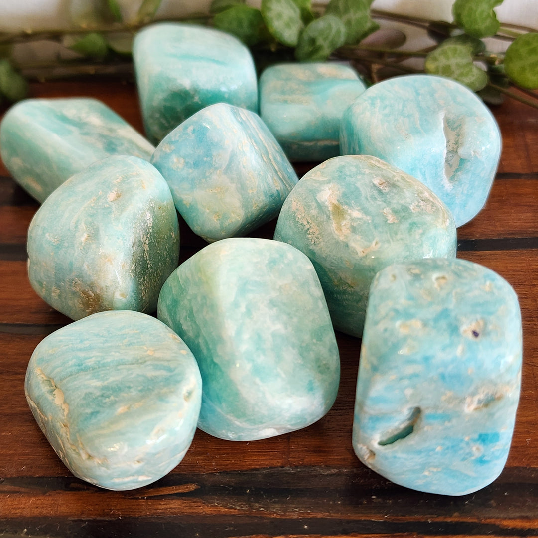 Blue Aragonite - Tumbled