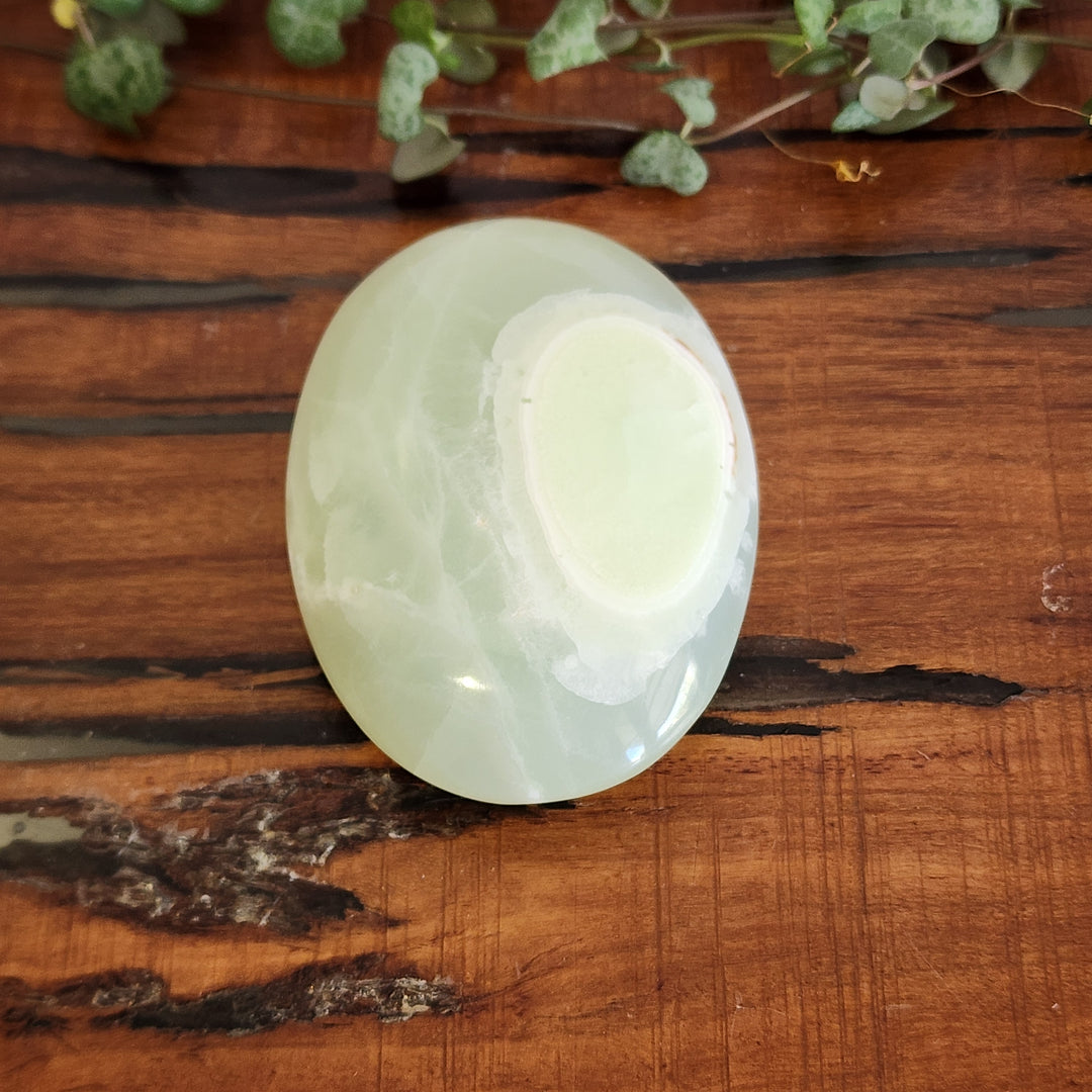 Pistachio Calcite - Palm Stone