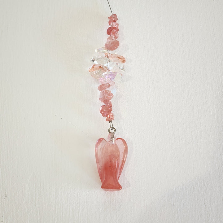 Sun Catchers - Strawberry Obsidian Angel