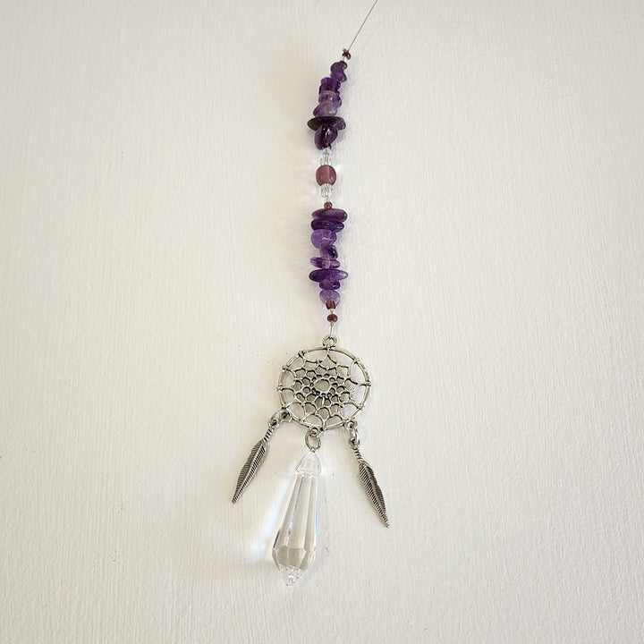 Sun Catchers - Amethyst Dream Catcher