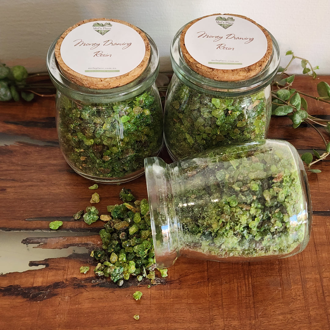 Money Drawing Resin Incense Blend