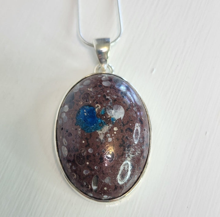 Cavanite in Matrix - Pendant