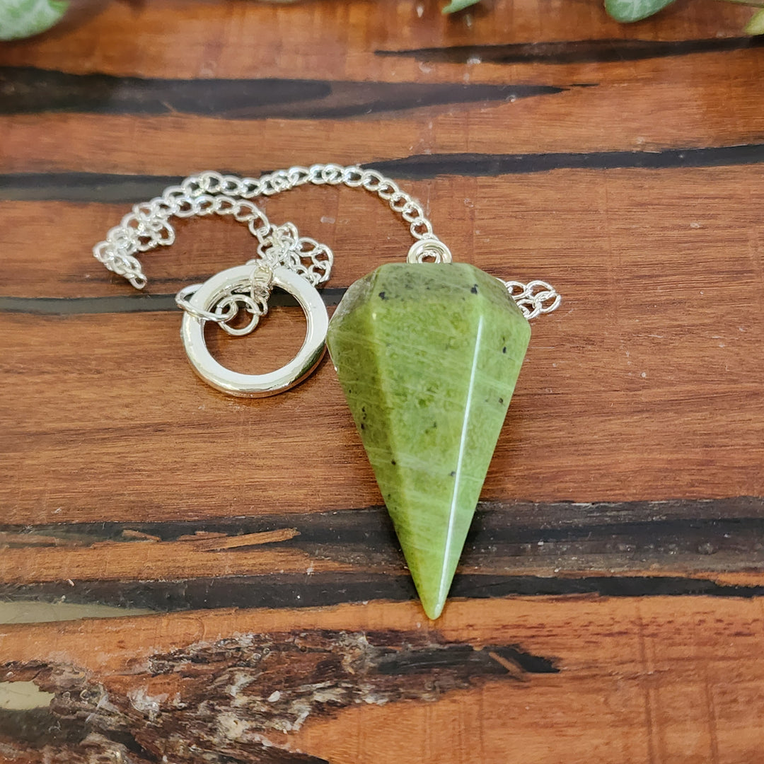 Nephrite Jade Pendulum