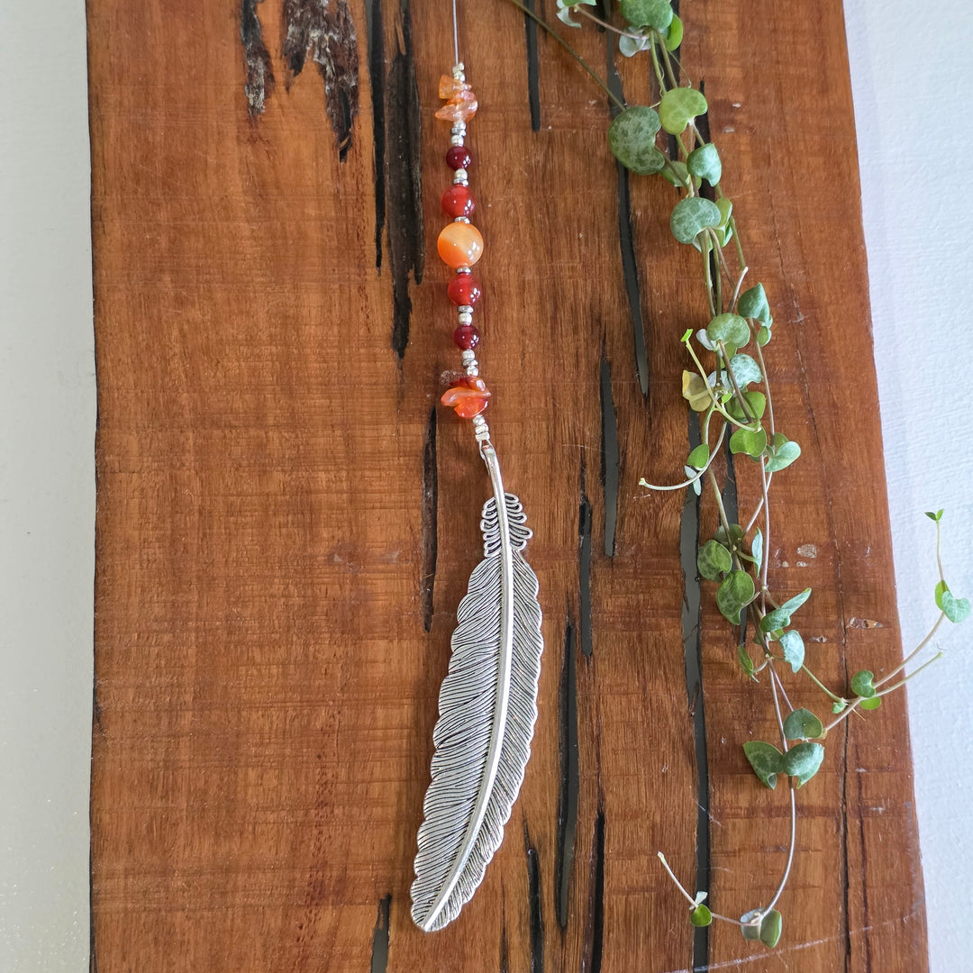 Sun Catchers - Carnelian Feather