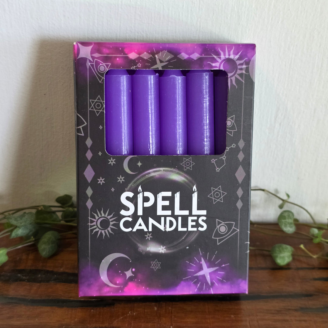 Spell Candle - Purple Box of 12