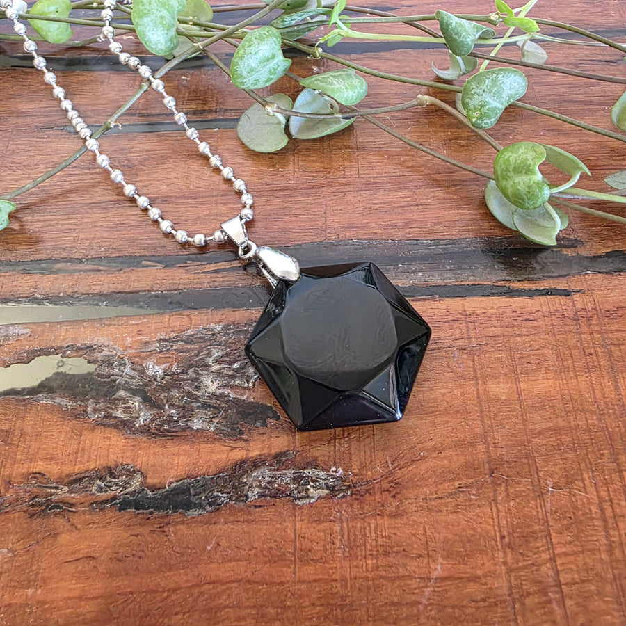 Black Obsidian Pendant