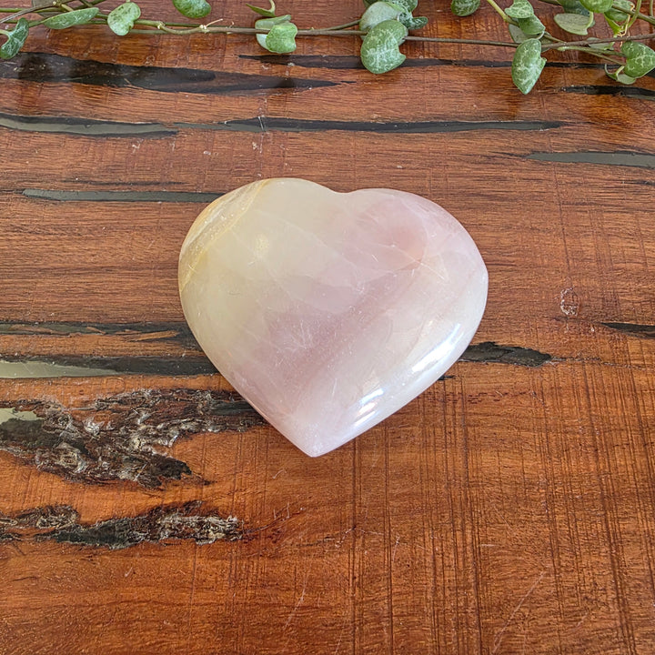 Pink Banded Onyx - Heart