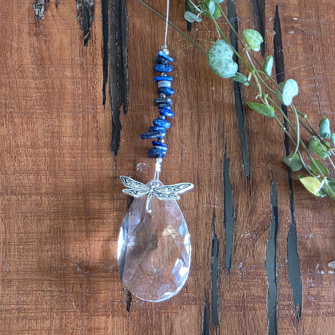 Sun Catchers - Lapis Lazuli Dragon Fly
