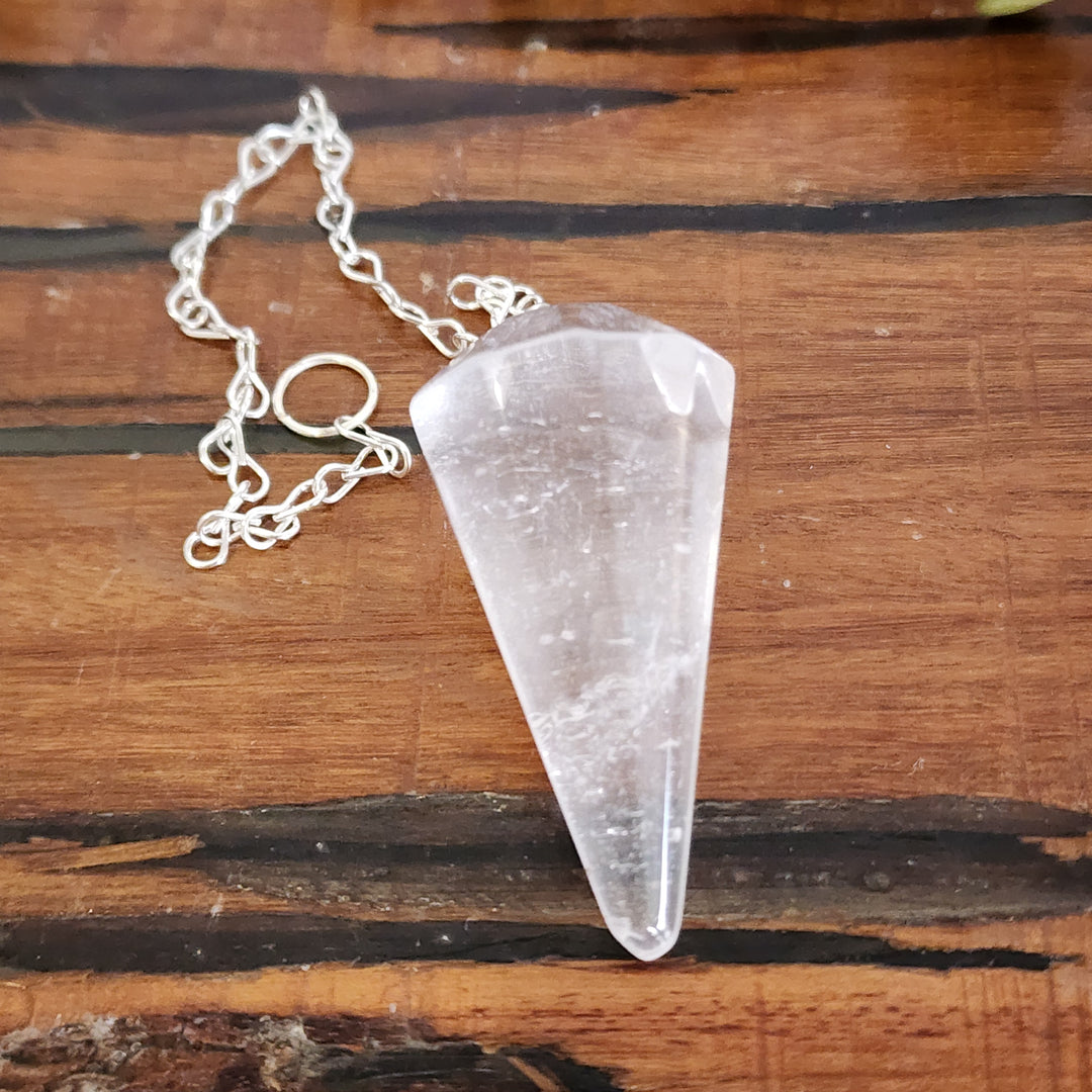 Clear Quartz Pendulum