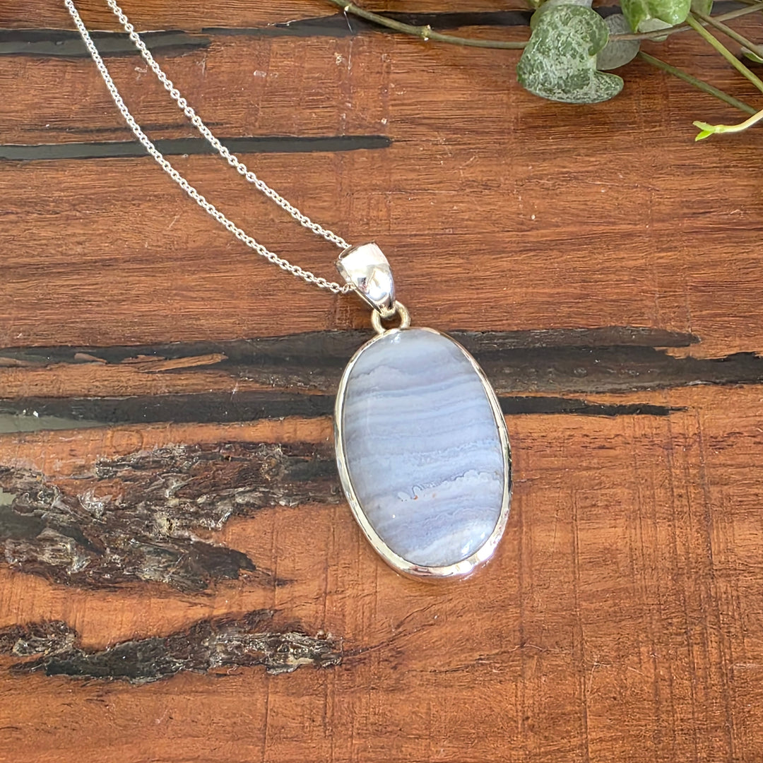 Blue Lace Agate - Pendant