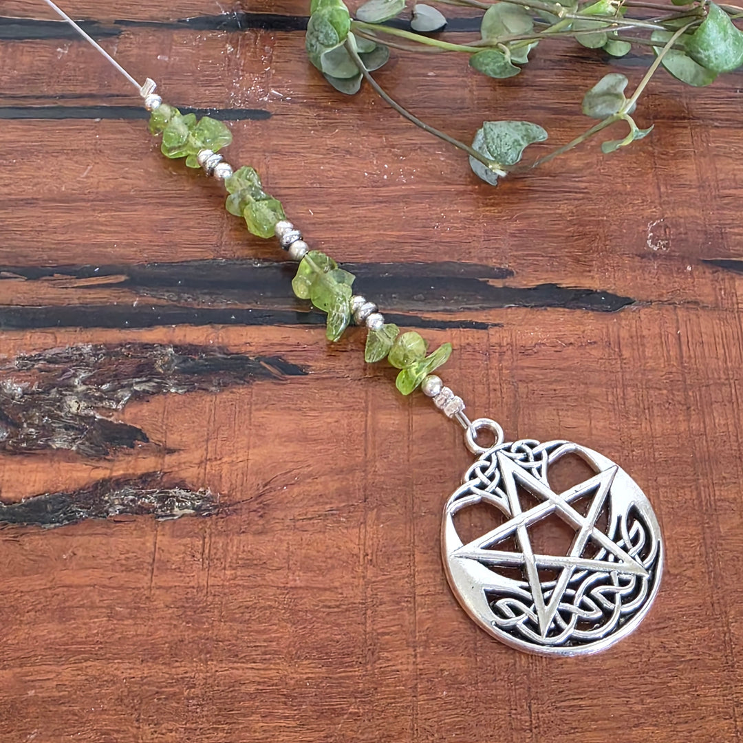 Sun Catchers - Peridot Pentagram