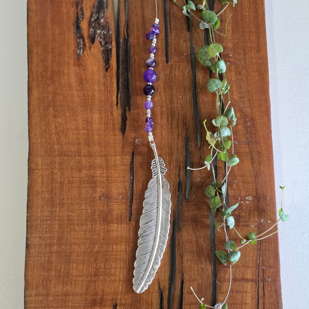 Sun Catchers - Amethyst Feather
