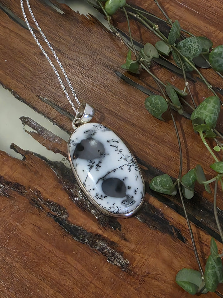 Dendritic Opal Pendant