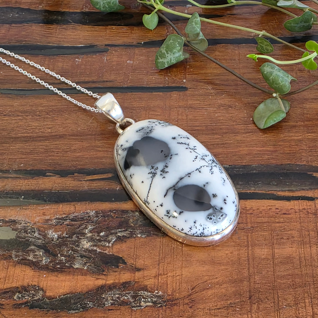 Dendritic Opal Pendant