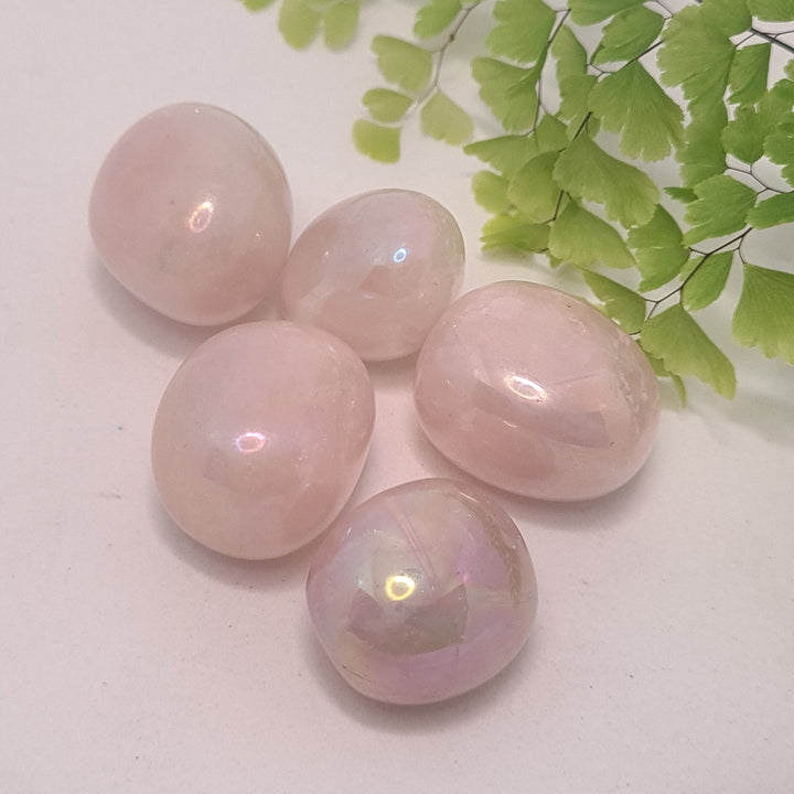 Aura Rose Quartz - Tumbled