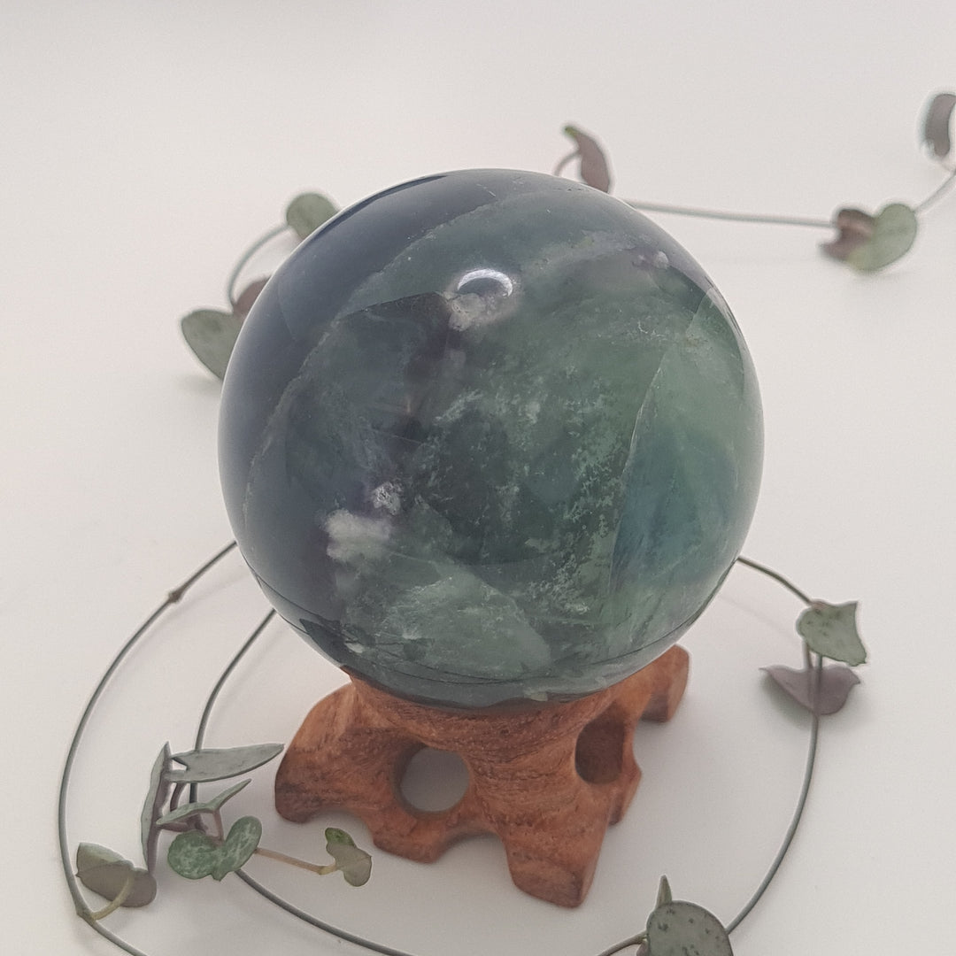 Blue Fluorite - Sphere