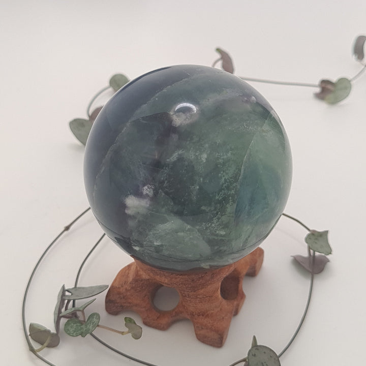 Blue Fluorite - Sphere