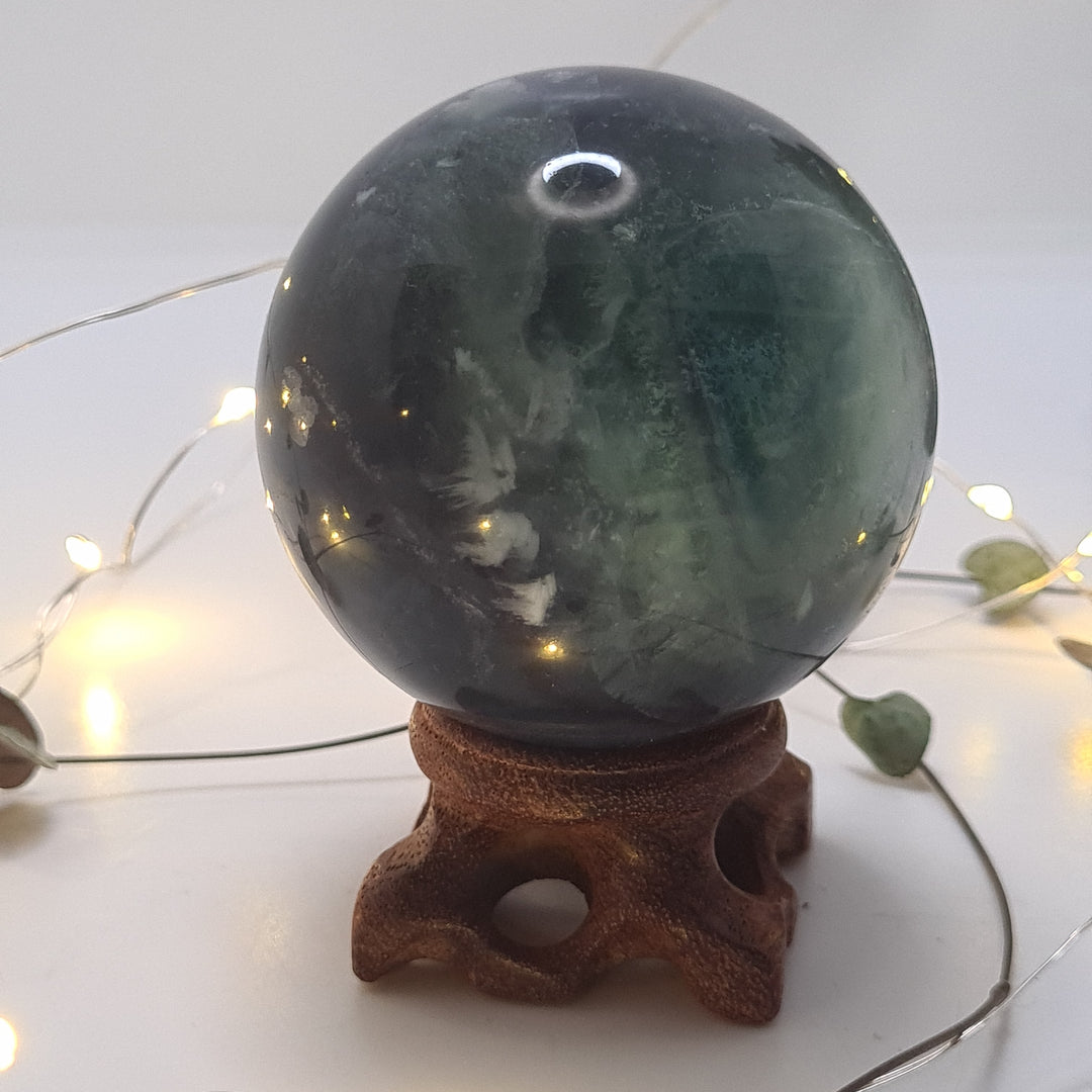 Blue Fluorite - Sphere