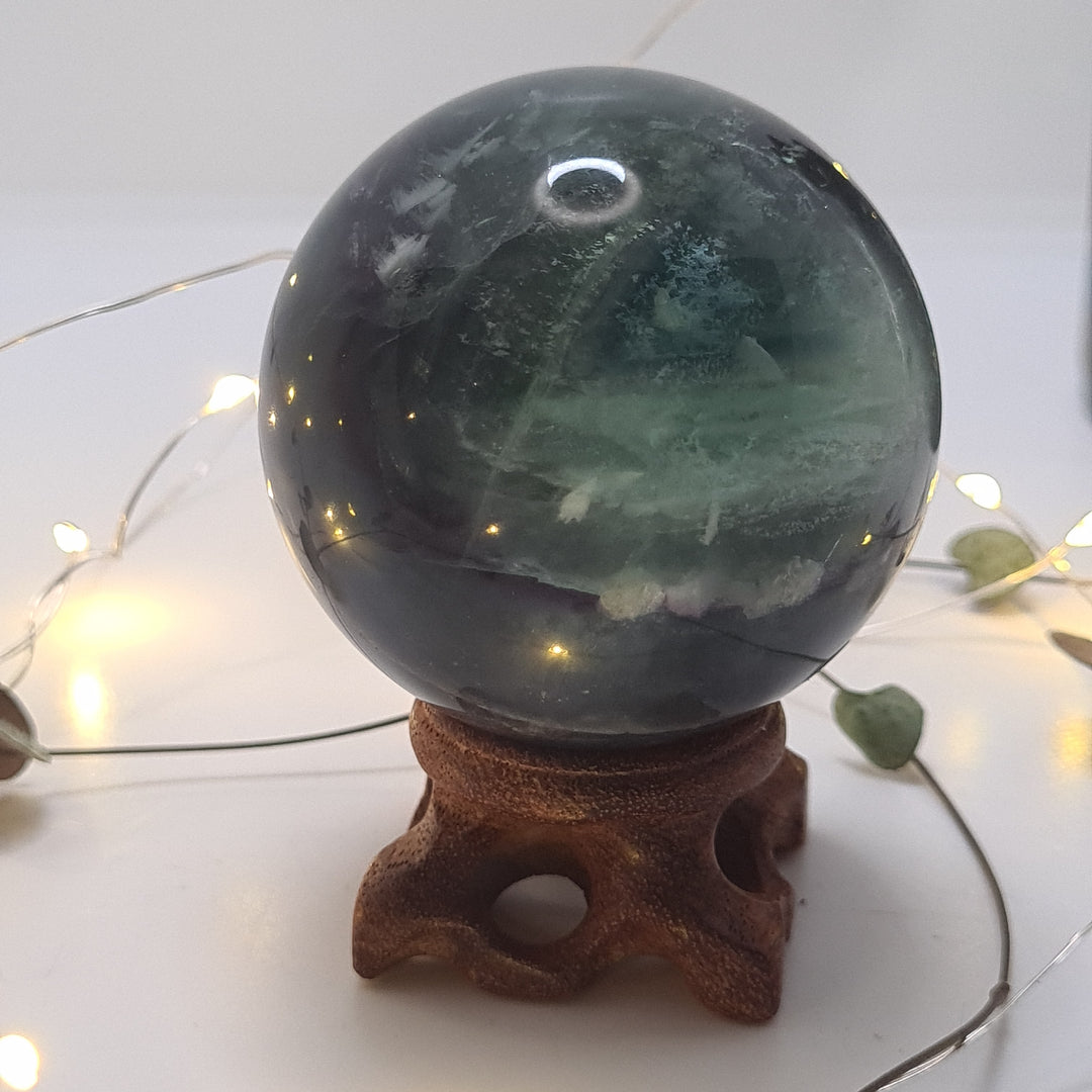 Blue Fluorite - Sphere