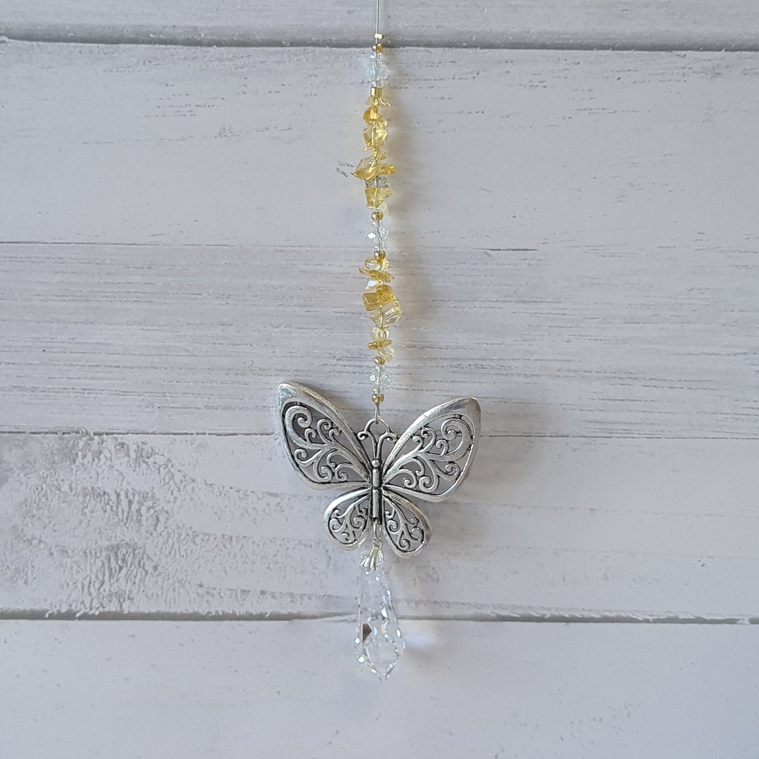 Sun Catchers - Citrine Butterfly