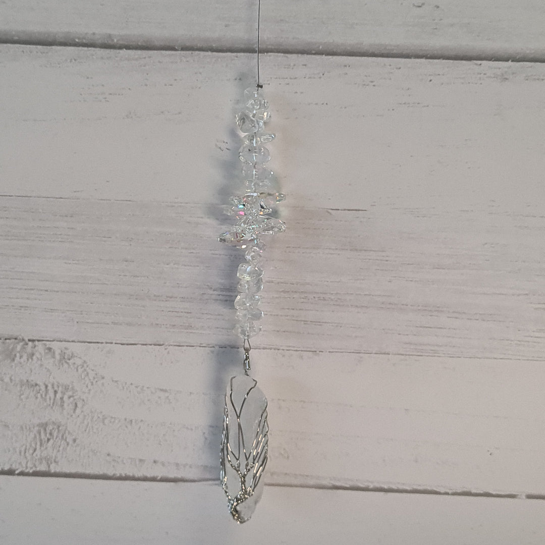 Sun Catchers - Quartz Tree of Life Point