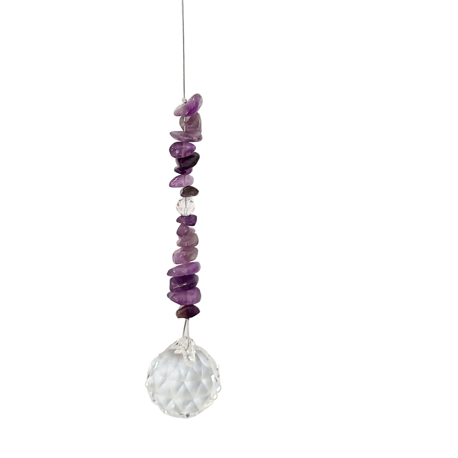 Amethyst Sphere Small Sun Catcher